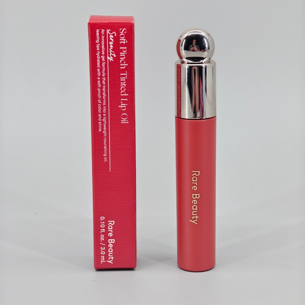 Rare Beauty Soft‎ Pinch Tinted Lip Oil SERENITY 0.10 fl oz Warm Rose NIB